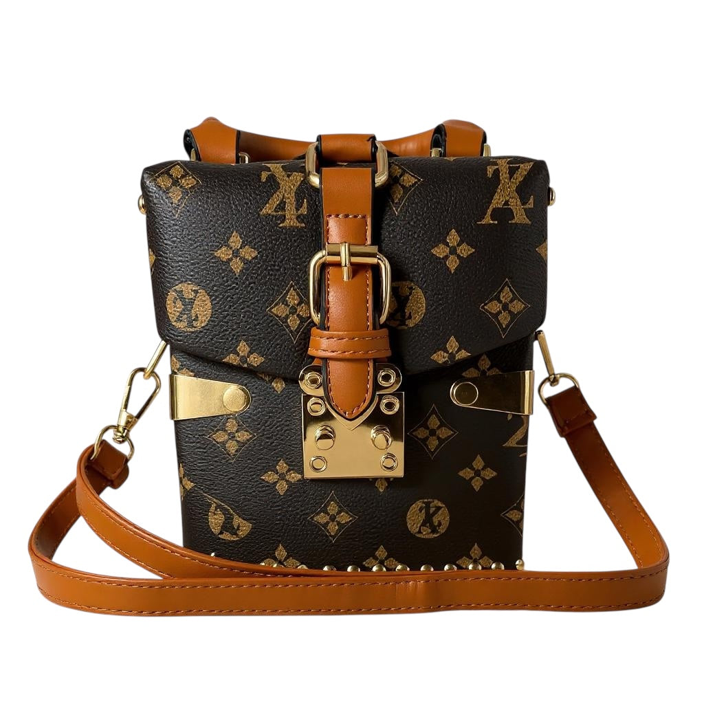 Sac à Main Boîte - Style Luxe Monogramme
