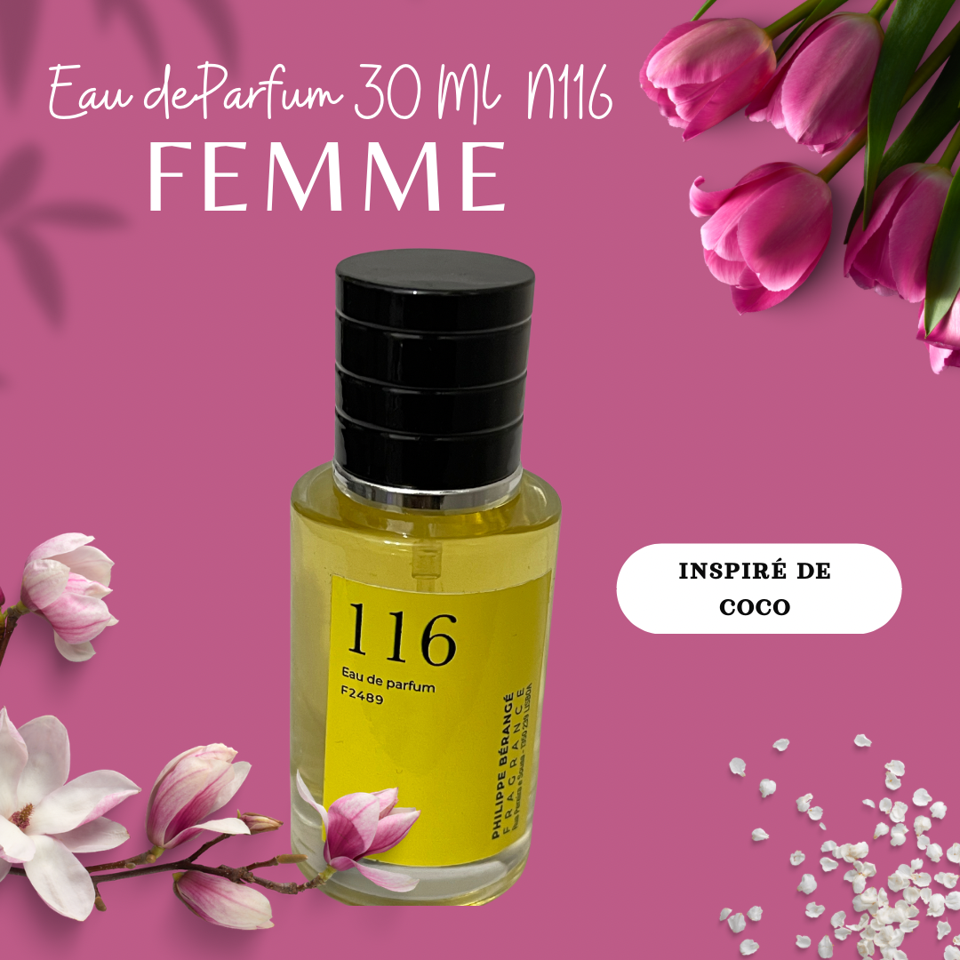 Eau de parfum 30Ml Femme N116